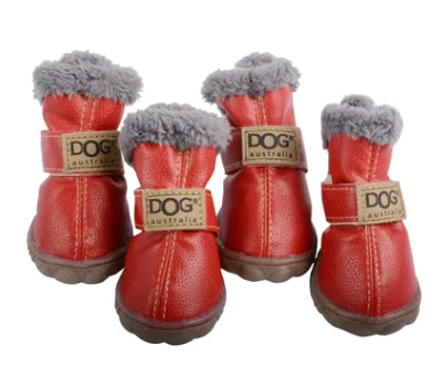 Thick Winter Dog Boots for Pets - Warm Teddy Shoes