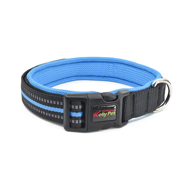 Breathable Mesh Nylon Dog Collar with Adjustable Fit