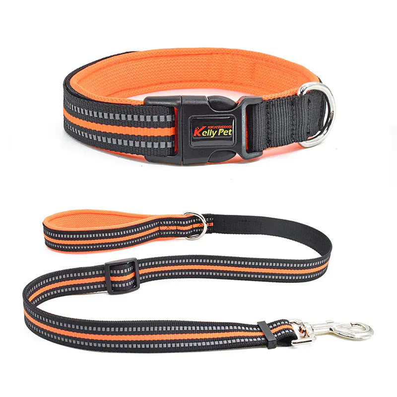 Breathable Mesh Nylon Dog Collar with Adjustable Fit