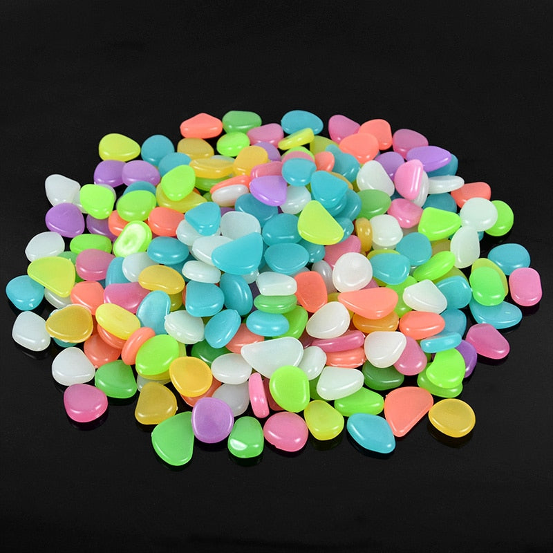 Glow in the Dark Garden Pebbles-1