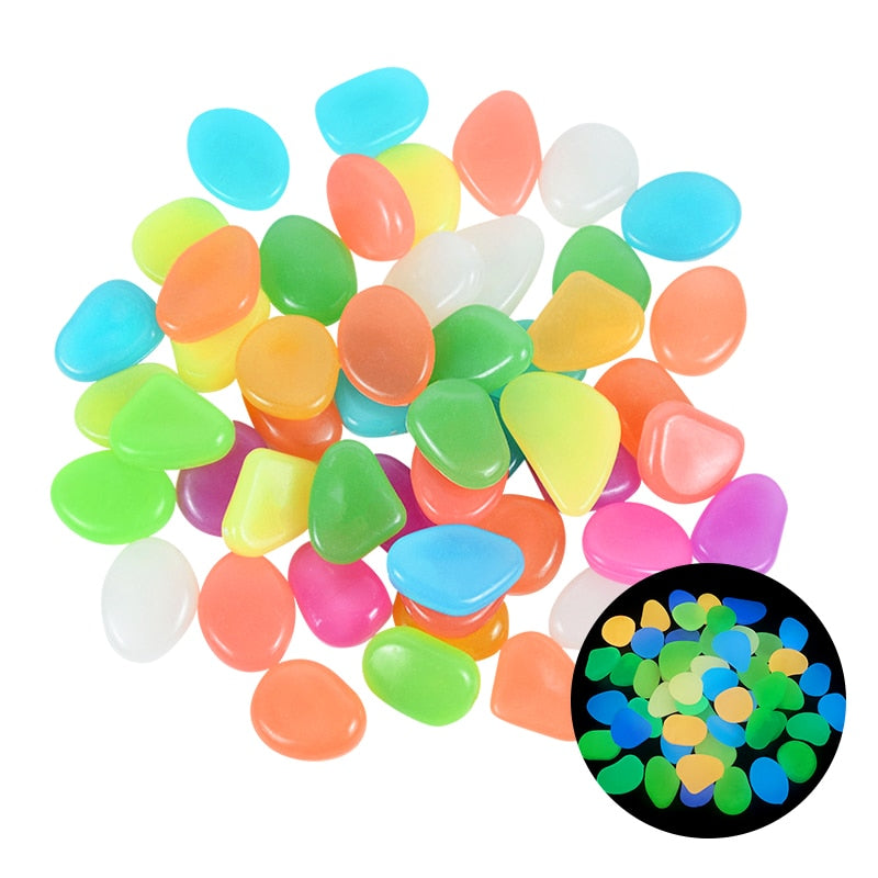 Glow in the Dark Garden Pebbles-0