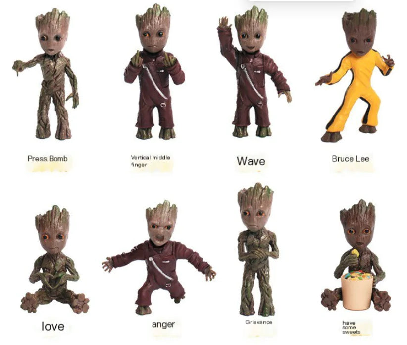 Guardians of the Galaxy 2 Groot Keychain Figure Model
