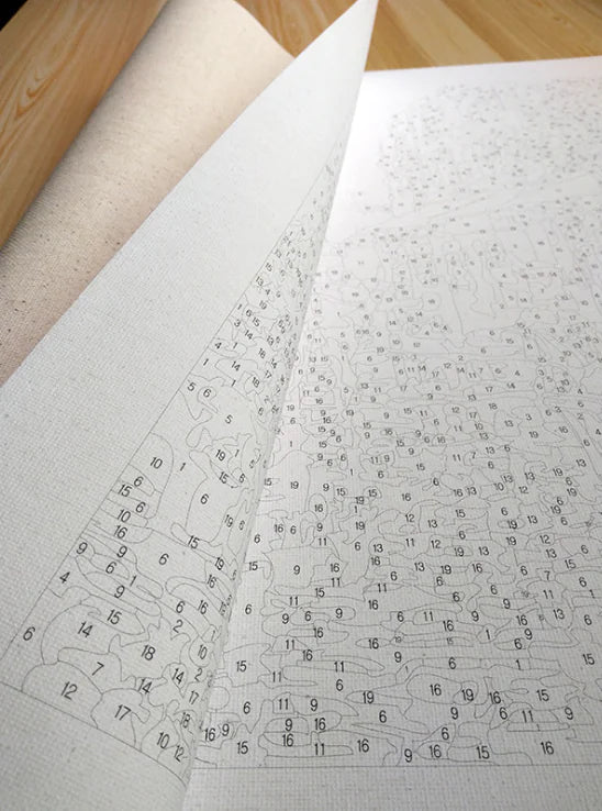 Dog Family Digital Oil Painting