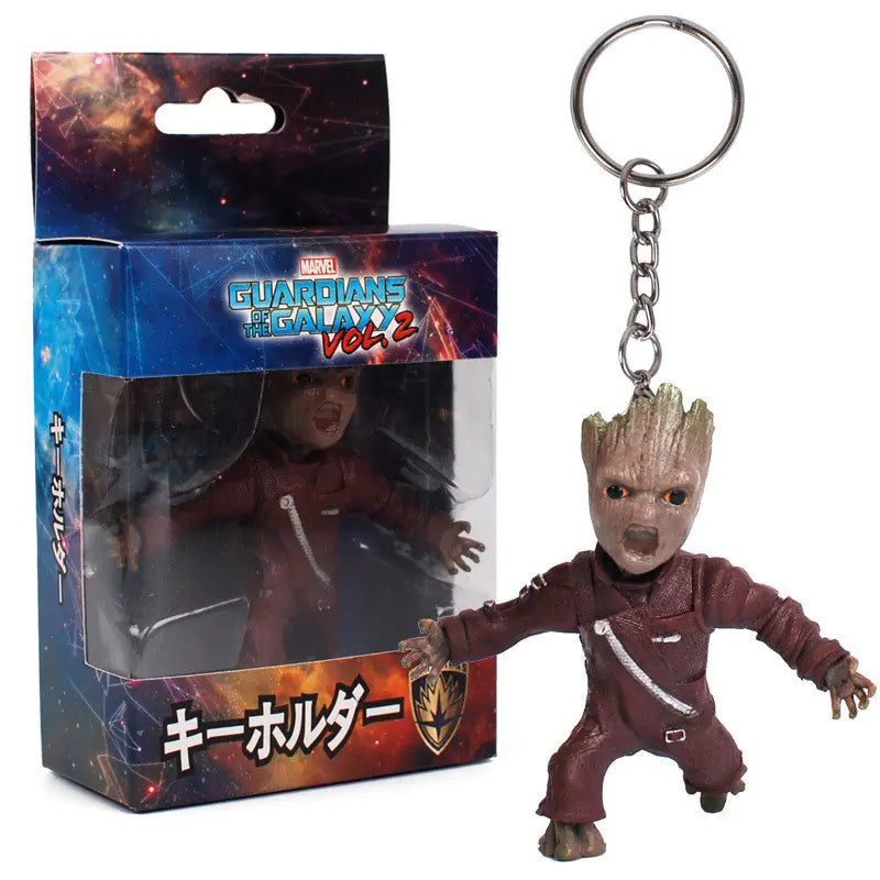 Guardians of the Galaxy 2 Groot Keychain Figure Model