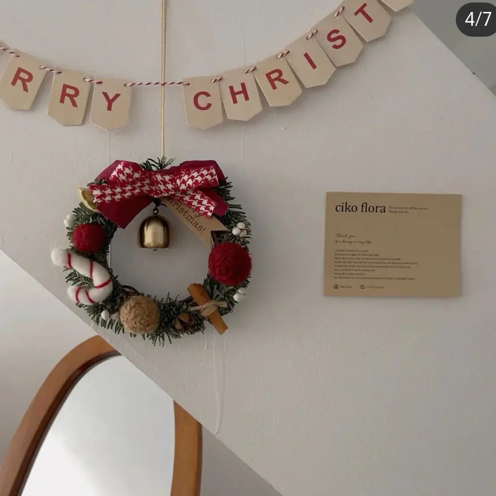 Christmas Gift Decorative Wreath for Home Decor