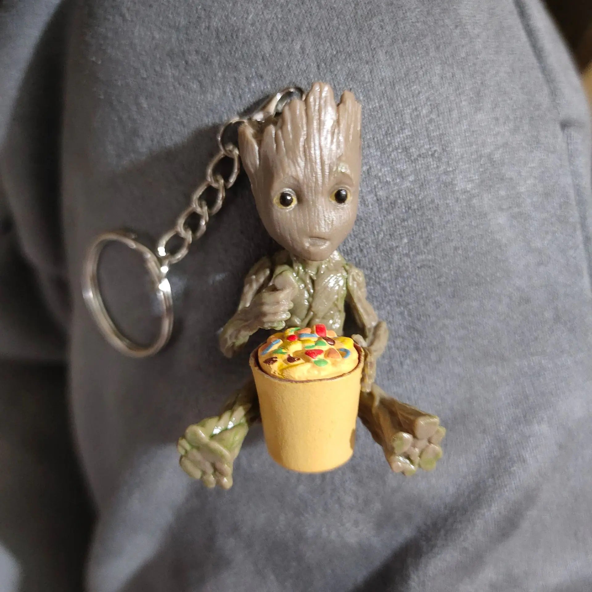 Guardians of the Galaxy 2 Groot Keychain Figure Model