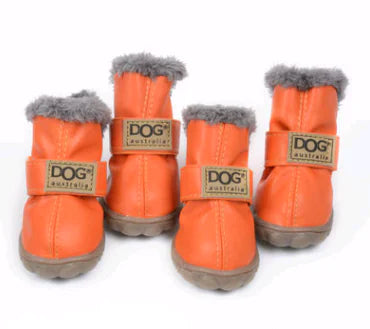 Thick Winter Dog Boots for Pets - Warm Teddy Shoes
