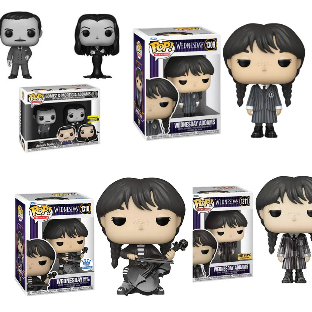 Pop Figure Adams Family Wednesday 815 1309 1311 1310
